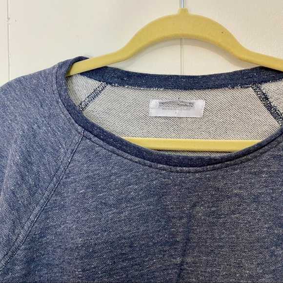 Everlane The Crew Sweatshirt Small Navy Marble - Picture 7 of 8